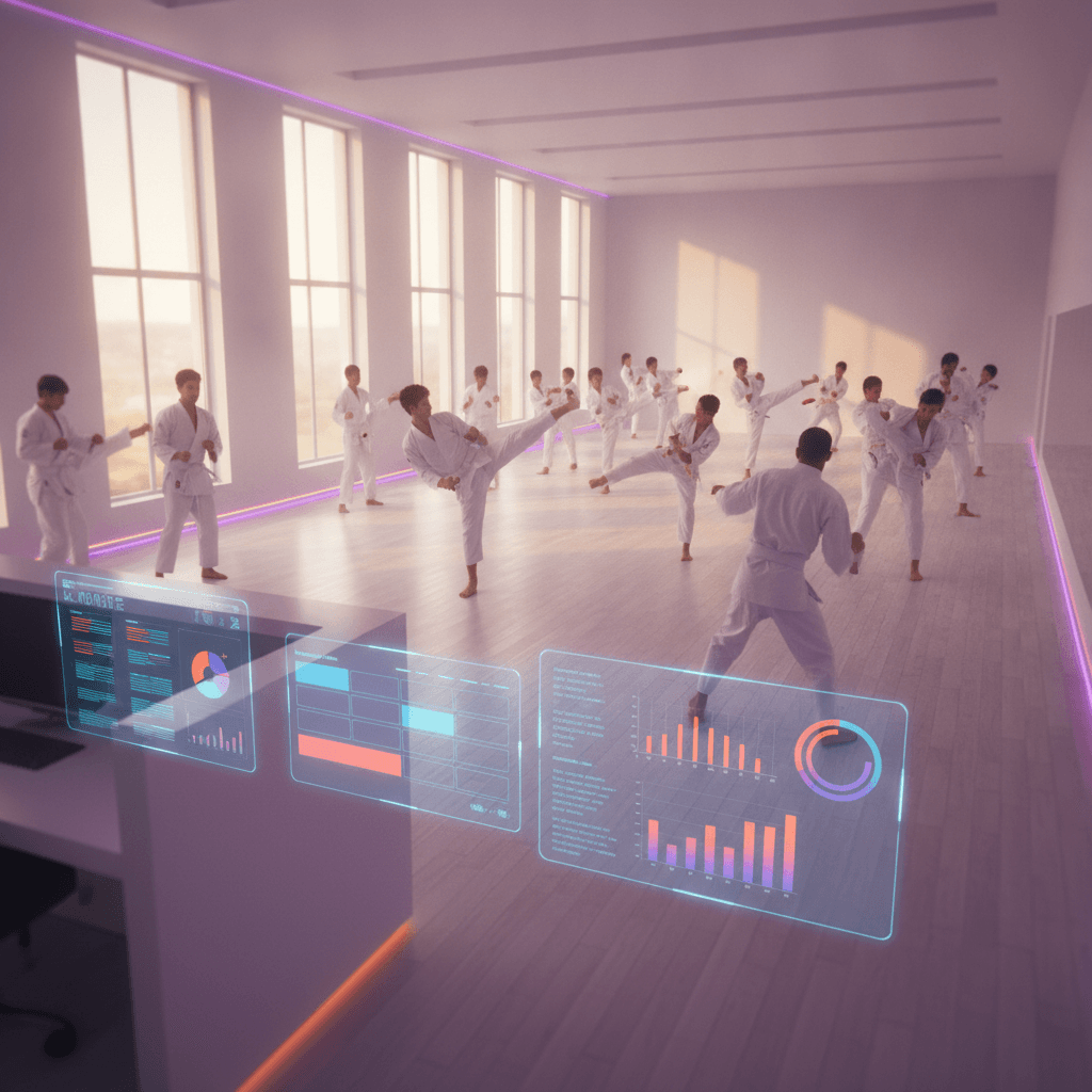 A bright modern martial arts school running on DojoZeus software